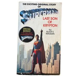 SUPERMAN LAST SON‎ OF KRYPTON Book Elliot S. Maggin 1978 Paperback Adventure